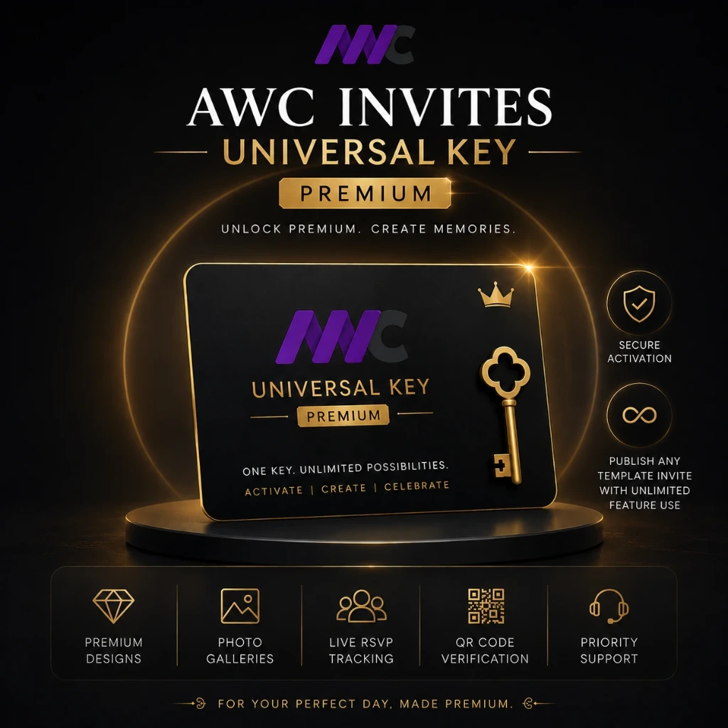 AWC Invites Universal Key - Premium